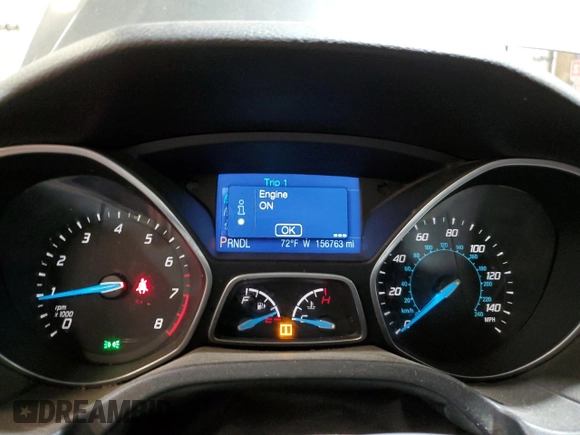 2013 Ford Focus SE with VIN 1FADP3K23DL331713, listed as a Copart auction lot 54116195 with 156,763 mi miles and Salvage Title. Bid and sale history available at carsss.com. Image 9.