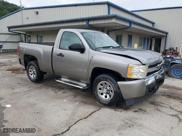 2008 Chevrolet Silverado 1500 Work Truck with VIN 1GCEK14X78Z287082, listed as a Copart auction lot 73227224 with 133,923 mi miles and Salvage Title. Bid and sale history available at carsss.com. Image 4.