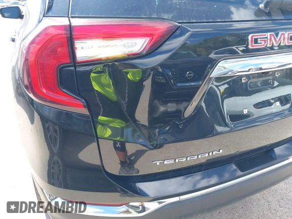 2023 GMC Terrain SLT z VIN 3GKALPEG4PL183995, wystawiony jako IAAI lot #40222049 z przebiegiem 18 875 mil mil oraz . Historia ofert i sprzedaży dostępna na DreamBid. Obrazek 6.