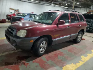 2005 Hyundai Santa Fe GLS with VIN KM8SC13E45U881925, listed as a Copart auction lot 41465615 with 162,152 mi miles and Clean Title. Bid and sale history available at carsss.com. Image 1.