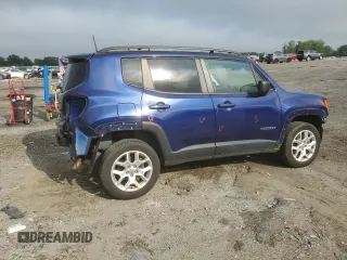 2018 Jeep Renegade Sport with VIN ZACCJBAB8JPJ42563, listed as a Copart auction lot 64049415 with 71,856 mi miles and Salvage title. Bid and sale history available at DreamBid. Image 3.