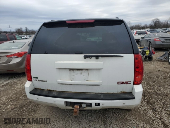 2008 GMC Yukon SLT w/4SA with VIN 1GKFK13068J202051, listed as a Copart auction lot 43510655 with 176,853 mi miles and Salvage Title. Bid and sale history available at carsss.com. Image 6.