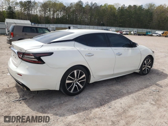 2021 Nissan Maxima SV z VIN 1N4AA6CV2MC515622, wystawiony jako Copart lot #52722315 z przebiegiem 27 807 mil mil oraz Szkoda całkowita • Salvage title. Historia ofert i sprzedaży dostępna na DreamBid. Obrazek 3.
