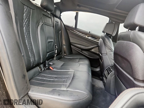 2018 BMW 5 Series 540i xDrive with VIN WBAJE7C52JWD52730, listed as a Copart auction lot 60297425 with 104,208 mi miles and Salvage title. Bid and sale history available at DreamBid. Image 10.