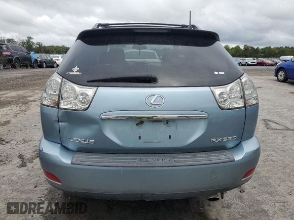 2005 Lexus RX 330 with VIN 2T2GA31U75C025372, listed as a Copart auction lot 71739084 with 239,290 mi miles and Salvage Title. Bid and sale history available at carsss.com. Image 6.