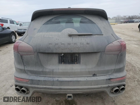 2016 Porsche Cayenne GTS with VIN WP1AD2A23GLA71527, listed as a Copart auction lot 44522855 with 92,876 mi miles and Salvage title. Bid and sale history available at DreamBid. Image 6.
