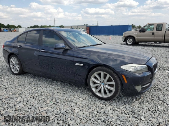 2011 BMW 5 Series 535i with VIN WBAFR7C51BC802751, listed as a Copart auction lot 53828355 with 125,624 mi miles and Clean Title. Bid and sale history available at carsss.com. Image 4.