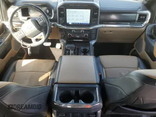 2022 Ford F-150 XL with VIN 1FTFW1E80NFA48714, listed as a Copart auction lot 51224625 with 77,176 mi miles and Salvage Title. Bid and sale history available at carsss.com. Image 8.