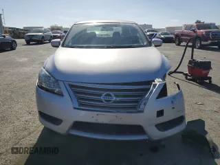 2015 Nissan Sentra SV with VIN 3N1AB7AP1FY249606, listed as a Copart auction lot 55861795 with 126,502 mi miles and Salvage Title. Bid and sale history available at DreamBid. Image 5.