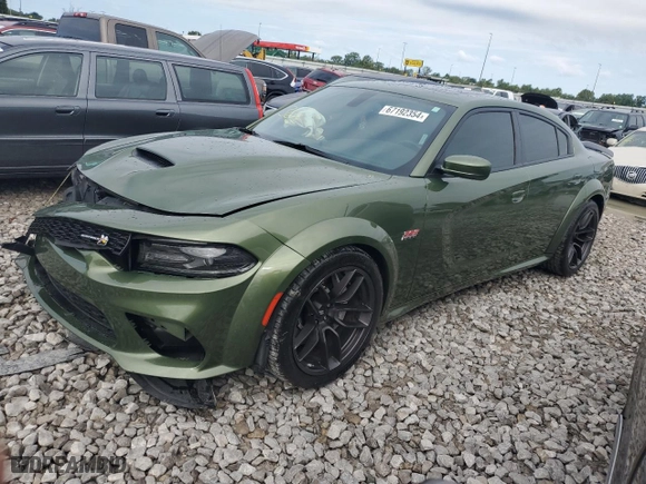 2020 Dodge Charger Scat Pack Widebody with VIN 2C3CDXGJ8LH209502, listed as a Copart auction lot 67192354 with 22,442 mi miles and Non Repairable. Bid and sale history available at carsss.com. Image 1.
