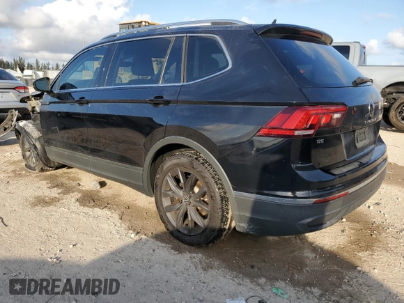 2022 Volkswagen Tiguan SE with VIN 3VV3B7AX2NM026049, listed as a Copart auction lot 43441145 with 27,816 mi miles and Salvage Title. Bid and sale history available at DreamBid. Image 2.