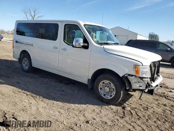 2020 Nissan NV SV with VIN 5BZBF0AA6LN850639, listed as a Copart auction lot 79900734 with 77,608 mi miles and Salvage title. Bid and sale history available at DreamBid. Image 4.