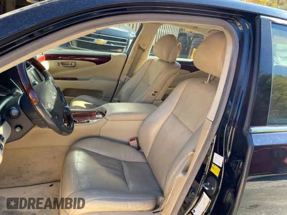 2007 Lexus LS 460 with VIN JTHBL46F875038347, listed as a Copart auction lot 63751365 with 259,466 mi miles and Clean title. Bid and sale history available at DreamBid. Image 11.