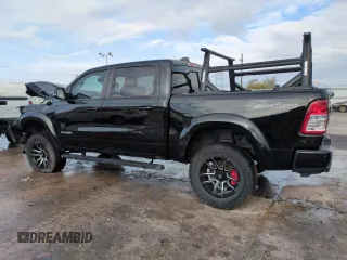 2022 Ram 1500 Big Horn with VIN 1C6SRFFTXNN314498, listed as a Copart auction lot 51780115 with 19,913 mi miles and Salvage Title. Bid and sale history available at carsss.com. Image 2.