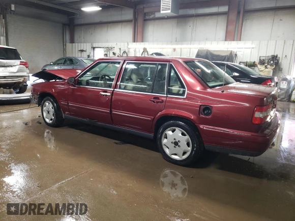 1997 Volvo S90 with VIN YV1KS9602V1117573, listed as a Copart auction lot 48350315 with 185,411 mi miles and Non Repairable. Bid and sale history available at carsss.com. Image 2.