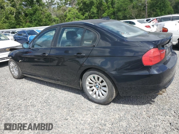 2009 BMW 3 Series 328i with VIN WBAPH77519NM28190, listed as a Copart auction lot 51776205 with 90,044 mi miles and Salvage Title. Bid and sale history available at carsss.com. Image 2.