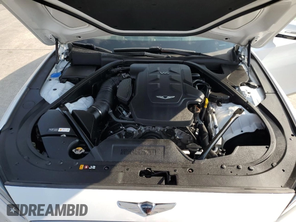 2018 Genesis G80 3.8L with VIN KMHGN4JE0JU216079, listed as a Copart auction lot 72287184 with 37,576 mi miles and Salvage Title. Bid and sale history available at carsss.com. Image 11.