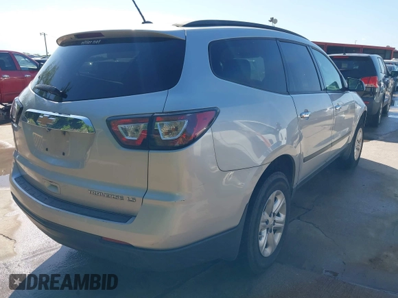 2013 Chevrolet Traverse LS with VIN 1GNKRFED7DJ178010, listed as a IAAI auction lot 42104289 with 273,944 mi miles. Bid and sale history available at carsss.com. Image 4.