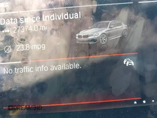 2021 BMW 5 Series 540i xDrive with VIN WBA73BJ03MWX30307, listed as a IAAI auction lot 41891615 with 27,374 mi miles and . Bid and sale history available at DreamBid. Image 7.