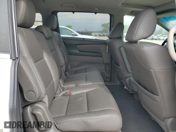 2012 Honda Odyssey EX-L with VIN 5FNRL5H65CB146467, listed as a Copart auction lot 53268135 with 112,340 mi miles and Salvage Title. Bid and sale history available at DreamBid. Image 11.