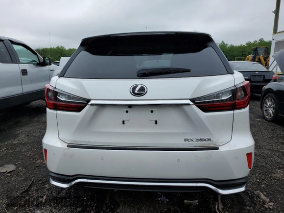 2018 Lexus RX 350L Premium with VIN JTJDZKCA6J2008968, listed as a Copart auction lot 56966645 with 93,140 mi miles and Salvage title. Bid and sale history available at DreamBid. Image 6.