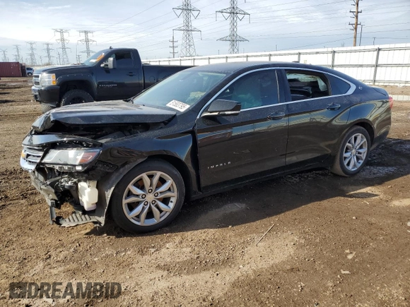 2017 Chevrolet Impala LT with VIN 2G1105SA2H9132422, listed as a Copart auction lot 51583795 with 126,686 mi miles and Salvage Title. Bid and sale history available at DreamBid. Image 1.