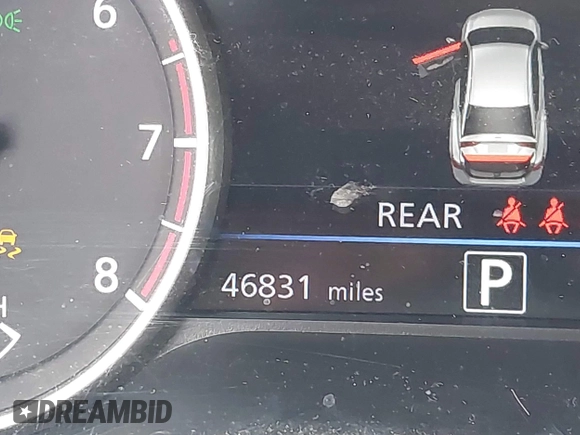 2020 Nissan Sentra SV with VIN 3N1AB8CV2LY286323, listed as a IAAI auction lot 41892303 with 46,831 mi miles. Bid and sale history available at carsss.com. Image 15.
