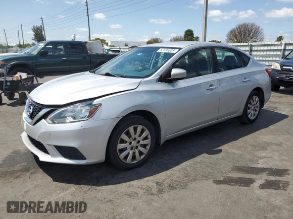 2017 Nissan Sentra S with VIN 3N1AB7AP6HY383465, listed as a Copart auction lot 52596605 with 173,765 mi miles and Clean Title. Bid and sale history available at carsss.com. Image 1.