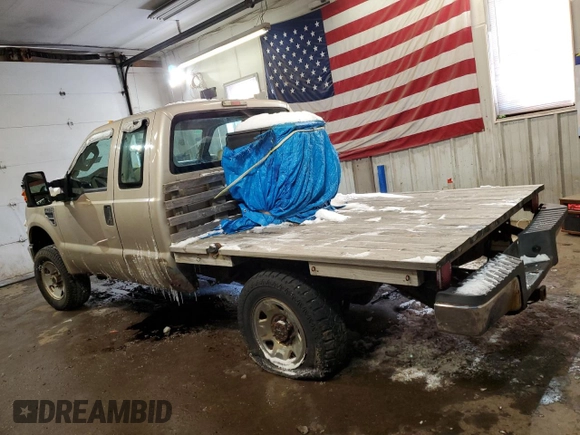 2008 Ford Super Duty F-250 SRW XL with VIN 1FTSX21528ED40386, listed as a Copart auction lot 89192065 with 107,137 mi miles and Salvage Title. Bid and sale history available at carsss.com. Image 2.