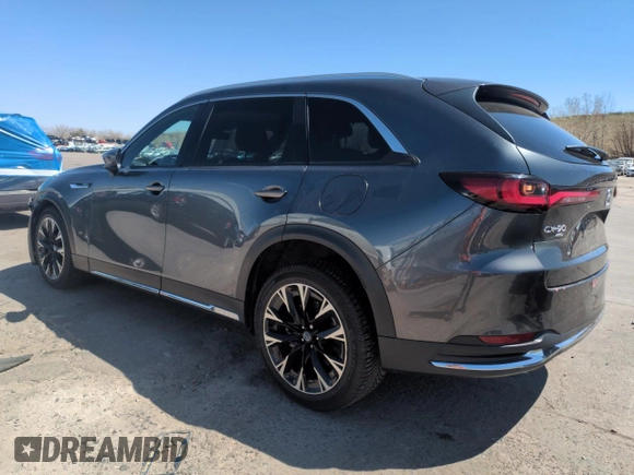 2024 Mazda CX-90 Premium Plus with VIN JM3KKEHA6R1151288, listed as a Copart auction lot 53040705 with 12,232 mi miles and Salvage title. Bid and sale history available at DreamBid. Image 2.