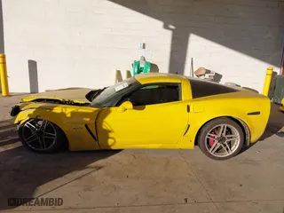 2007 Chevrolet Corvette Z06 with VIN 1G1YY26E275125565, listed as a IAAI auction lot 41459059 with 1 mi miles. Bid and sale history available at carsss.com. Image 15.