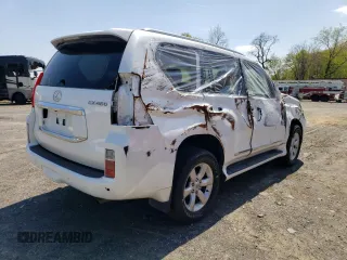 2011 Lexus GX 460 with VIN JTJBM7FXXB5021080, listed as a Copart auction lot 54490805 with 160,059 mi miles and Salvage Title. Bid and sale history available at carsss.com. Image 3.