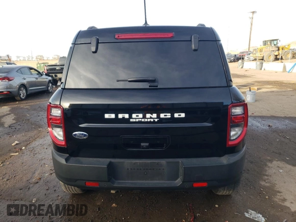 2023 Ford Bronco Sport Big Bend with VIN 3FMCR9B60PRD99510, listed as a Copart auction lot 87116324 with 29,261 mi miles and Salvage title. Bid and sale history available at DreamBid. Image 6.