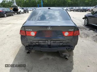 2005 Acura TSX with VIN JH4CL96825C007946, listed as a Copart auction lot 50728545 with 146,739 mi miles and Salvage Title. Bid and sale history available at carsss.com. Image 6.