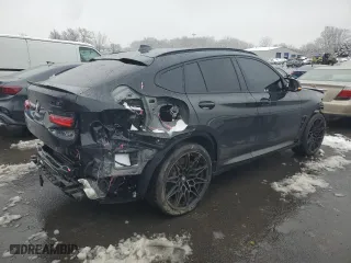 2024 BMW X4 M with VIN 5YM23EC0XR9V80155, listed as a Copart auction lot 43466975 with 12,205 mi miles and Salvage Title. Bid and sale history available at carsss.com. Image 3.