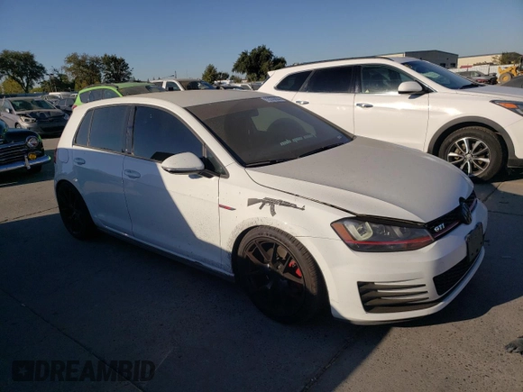 2015 Volkswagen GTI Autobahn with VIN 3VW4T7AU8FM092514, listed as a Copart auction lot 72276224 with 131,821 mi miles and Salvage Title. Bid and sale history available at DreamBid. Image 4.