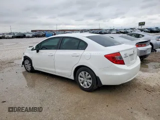 2012 Honda Civic LX z VIN 2HGFB2F50CH607469, wystawiony jako Copart lot #55878635 z przebiegiem 86 975 mil mil oraz Szkoda całkowita • Salvage title. Historia ofert i sprzedaży dostępna na DreamBid. Obrazek 2.