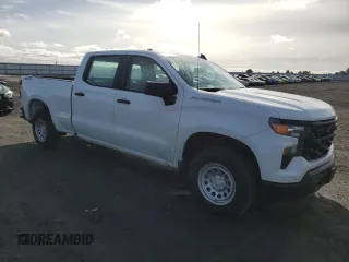 2024 Chevrolet Silverado 1500 with VIN 3GCPDAEK1RG258345, listed as a Copart auction lot 47882665 with 17,770 mi miles and Salvage Title. Bid and sale history available at DreamBid. Image 4.