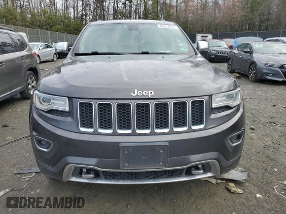 2015 Jeep Grand Cherokee Overland with VIN 1C4RJFCG0FC848046, listed as a Copart auction lot 49514795 with 212,688 mi miles and Clean title. Bid and sale history available at DreamBid. Image 5.
