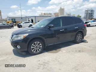 2016 Nissan Pathfinder S with VIN 5N1AR2MN8GC670945, listed as a Copart auction lot 59605005 with 192,443 mi miles and Clean title. Bid and sale history available at DreamBid. Image 1.