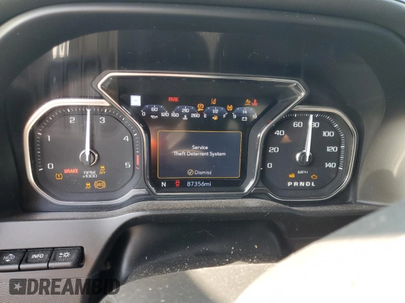 2020 GMC Sierra 3500HD Denali z VIN 1GT49WEY6LF219913, wystawiony jako Copart lot #81090434 z przebiegiem 87 356 mil mil oraz Czysty tytuł • Clean title. Historia ofert i sprzedaży dostępna na DreamBid. Obrazek 9.