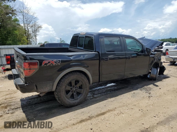 2014 Ford F-150 XL with VIN 1FTFW1EF7EFA05843, listed as a Copart auction lot 60824685 with 170,071 mi miles and Salvage title. Bid and sale history available at DreamBid. Image 3.