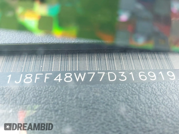2007 Jeep Patriot Limited с VIN 1J8FF48W77D316919, выставлен на аукционе IAAI как лот 41601000 с пробегом 176 242 миль миль и . История ставок и продаж доступна на DreamBid. Изображение 9.