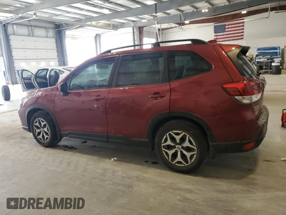2020 Subaru Forester Premium with VIN JF2SKAJC6LH483745, listed as a Copart auction lot 55135545 with 51,015 mi miles and Salvage title. Bid and sale history available at DreamBid. Image 2.