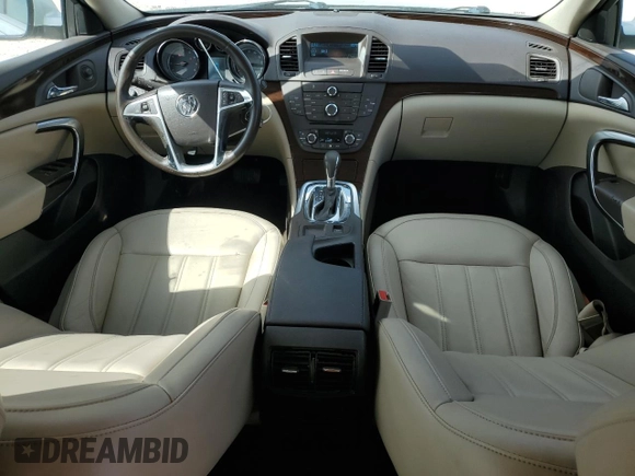 2011 Buick Regal CXL RL1 with VIN 2G4GN5EC4B9178708, listed as a Copart auction lot 51629425 with 60,827 mi miles and Salvage Title. Bid and sale history available at DreamBid. Image 8.
