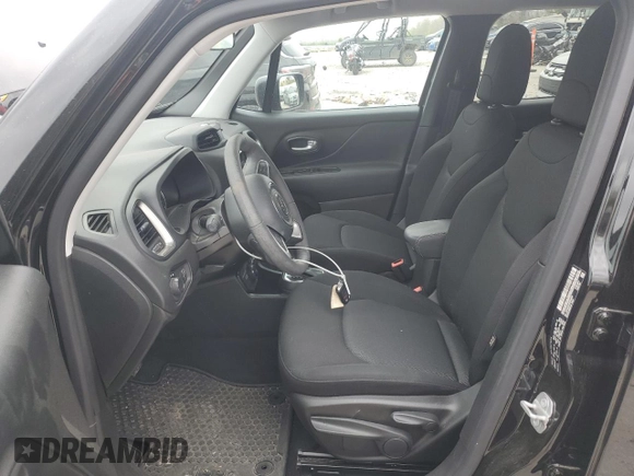 2023 Jeep Renegade Latitude with VIN ZACNJDB18PPP36797, listed as a Copart auction lot 52156255 with 14,967 mi miles and Salvage Title. Bid and sale history available at carsss.com. Image 7.