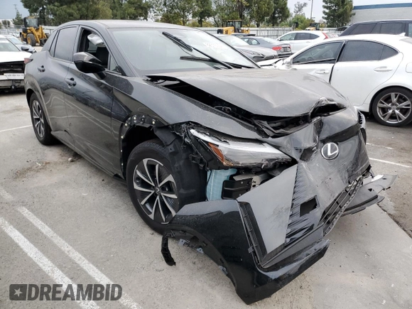 2024 Lexus RZ 450e Premium with VIN JTJAAAABXRA026441, listed as a Copart auction lot 82375054 with Not provided miles and Salvage title. Bid and sale history available at DreamBid. Image 4.