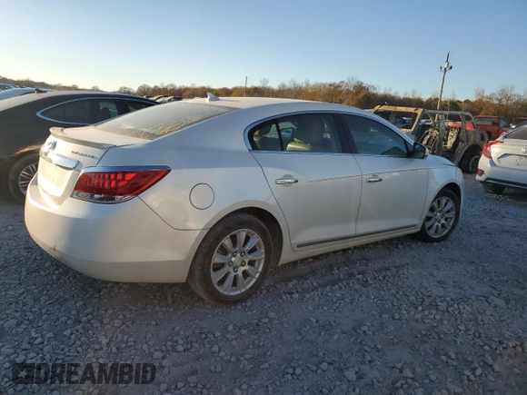 2012 Buick LaCrosse Leather with VIN 1G4GC5ER1CF196716, listed as a Copart auction lot 86140544 with 0 mi miles and Salvage Title. Bid and sale history available at carsss.com. Image 3.