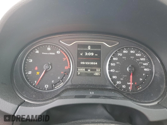 2015 Audi A3 1.8T Premium Plus with VIN WAU5CLFF5F1028760, listed as a Copart auction lot 72754684 with 66,806 mi miles and Salvage Title. Bid and sale history available at carsss.com. Image 9.