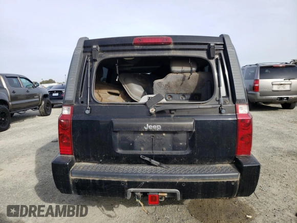 2006 Jeep Commander with VIN 1J8HH48N66C144459, listed as a Copart auction lot 79509034 with 117,657 mi miles and Clean Title. Bid and sale history available at carsss.com. Image 6.